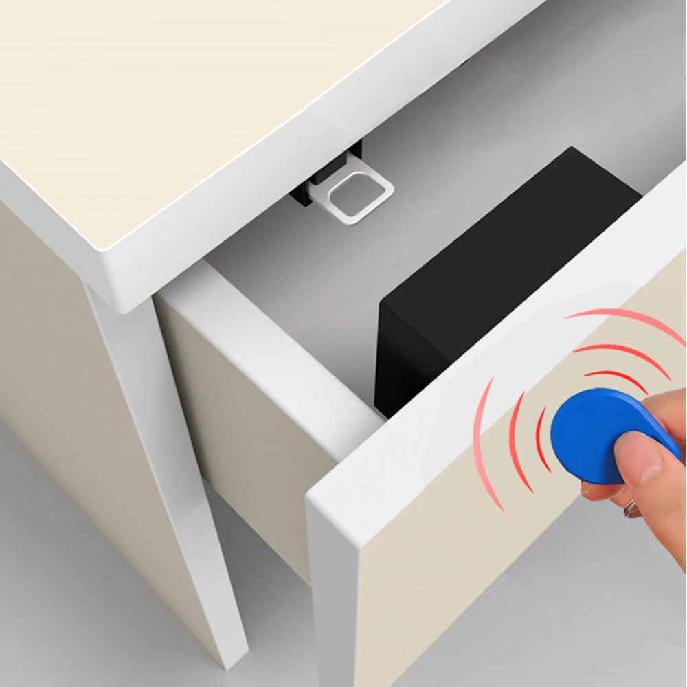 

SMart Electronic Lock No Hole Installation Invisible Hidden RFID Furniture Keyless Door Lock For Drawer/Cabinet Sensor Locker