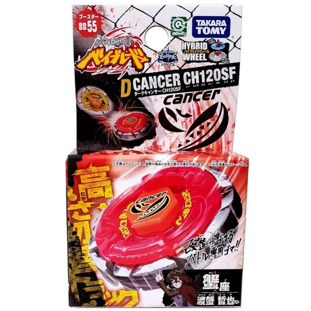 Оригинальные волчки Takara Tomy Metal Fusion Beys BB55 Booster Dark Cancer CH120SF