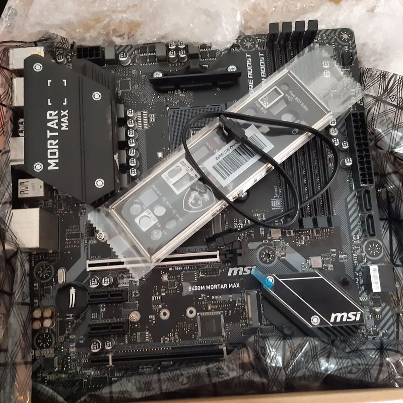 Материнская плата MSI B450M МИС Макс материнская B450 AM4 поддержка AMD Ryzen 5 5600g 3600