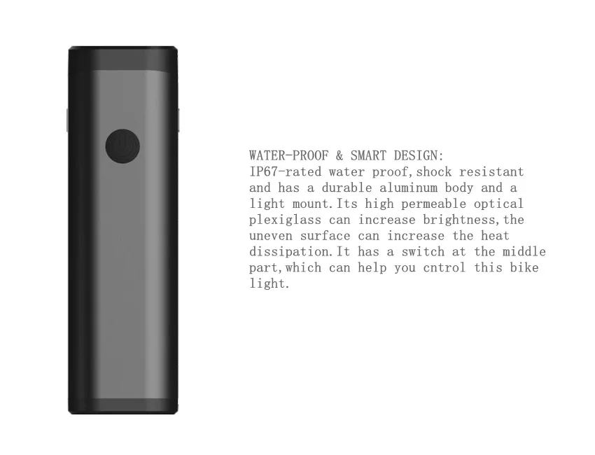 

Front Bicycle Light Rechargeable Waterproof Super Bright Bike Headlight For Outdoor Sports