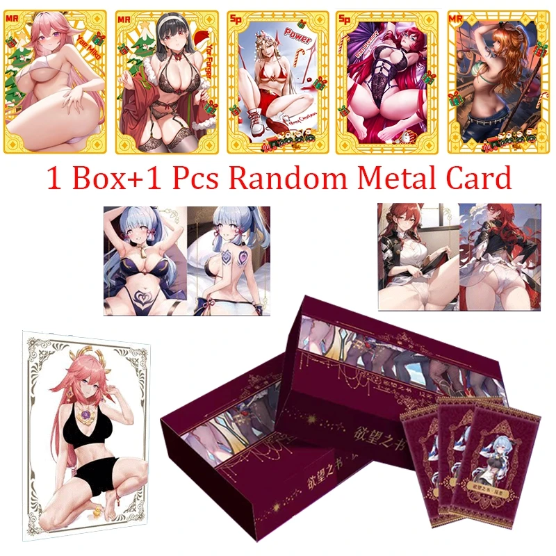 

Newest Goddess Story Cards Book Of Desire 2 Astringent Gir With Metal Cards Swimsuit Bikini Doujin Kids Toys And Hobbies Gift