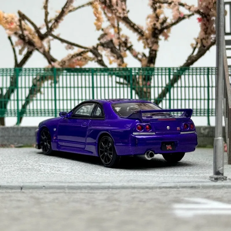 FH 1/64 NISSAN GT-R R33 Nismo S-Tune Skyline игрушечный автомобиль Литые металлические модели