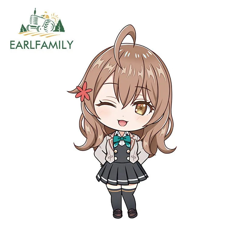Фото Наклейки на автомобиль EARLFAMILY Alya Beutiful, креативные наклейки на холодильник, виниловые наклейки на дверь автомобиля, защита для компьютерного кулера, автомобильные аксессуары. №2