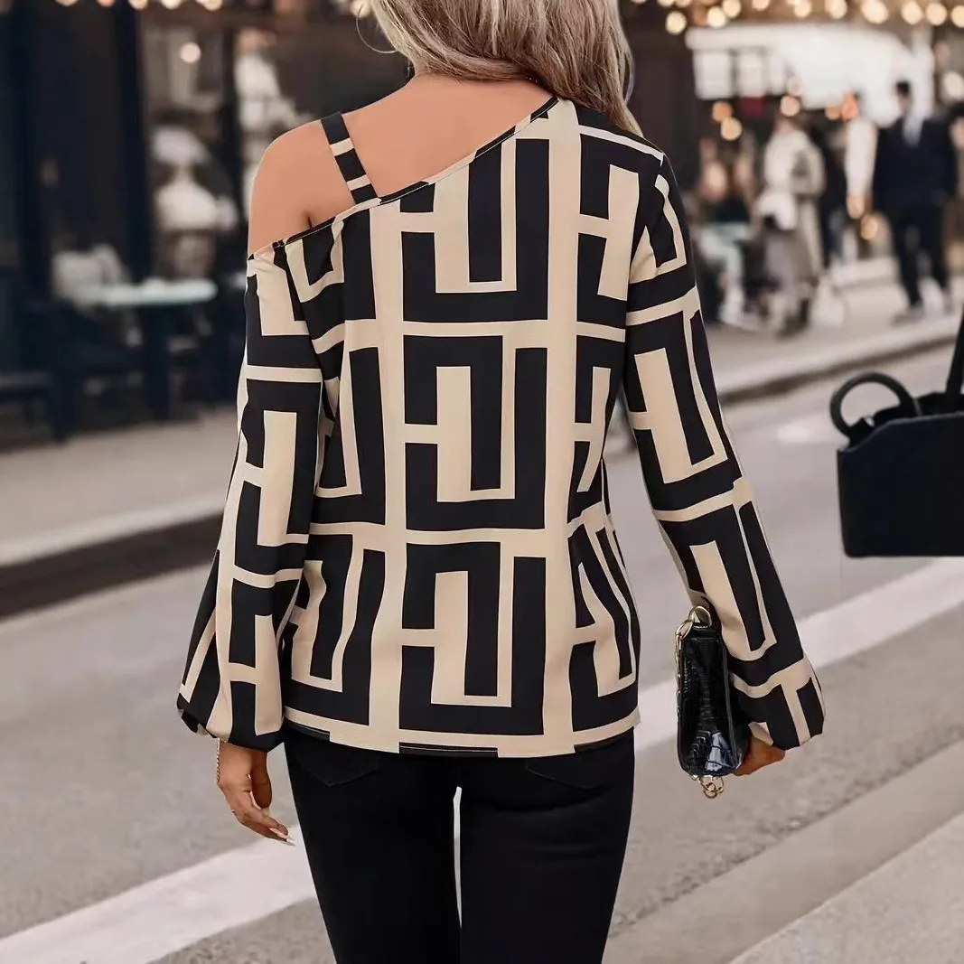 Элегантные женские рубашки блузка весна-осень 2021 футболка с длинными рукавами