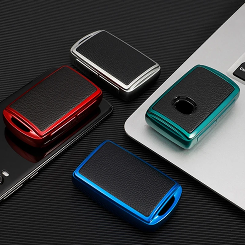 

TPU Leather Type Car Remote Key Case Cover For Mazda Alexa CX-30 CX-3 CX-5 CX-7 CX-9 CX-4 3 Button Protector Shell Accessories