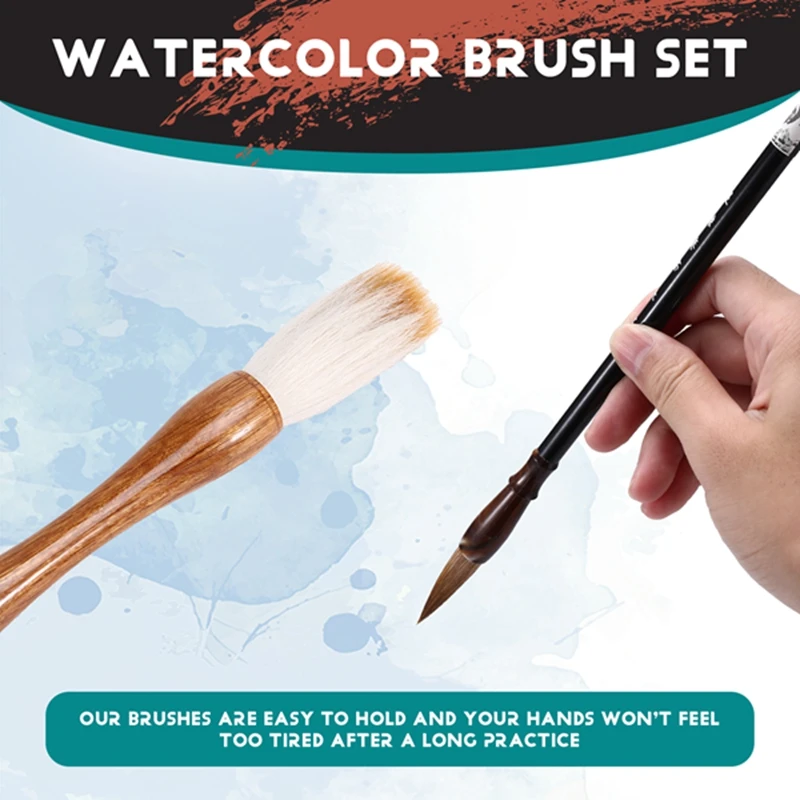 Набор кистей для китайской каллиграфии 12 шт. набор рисования и письма