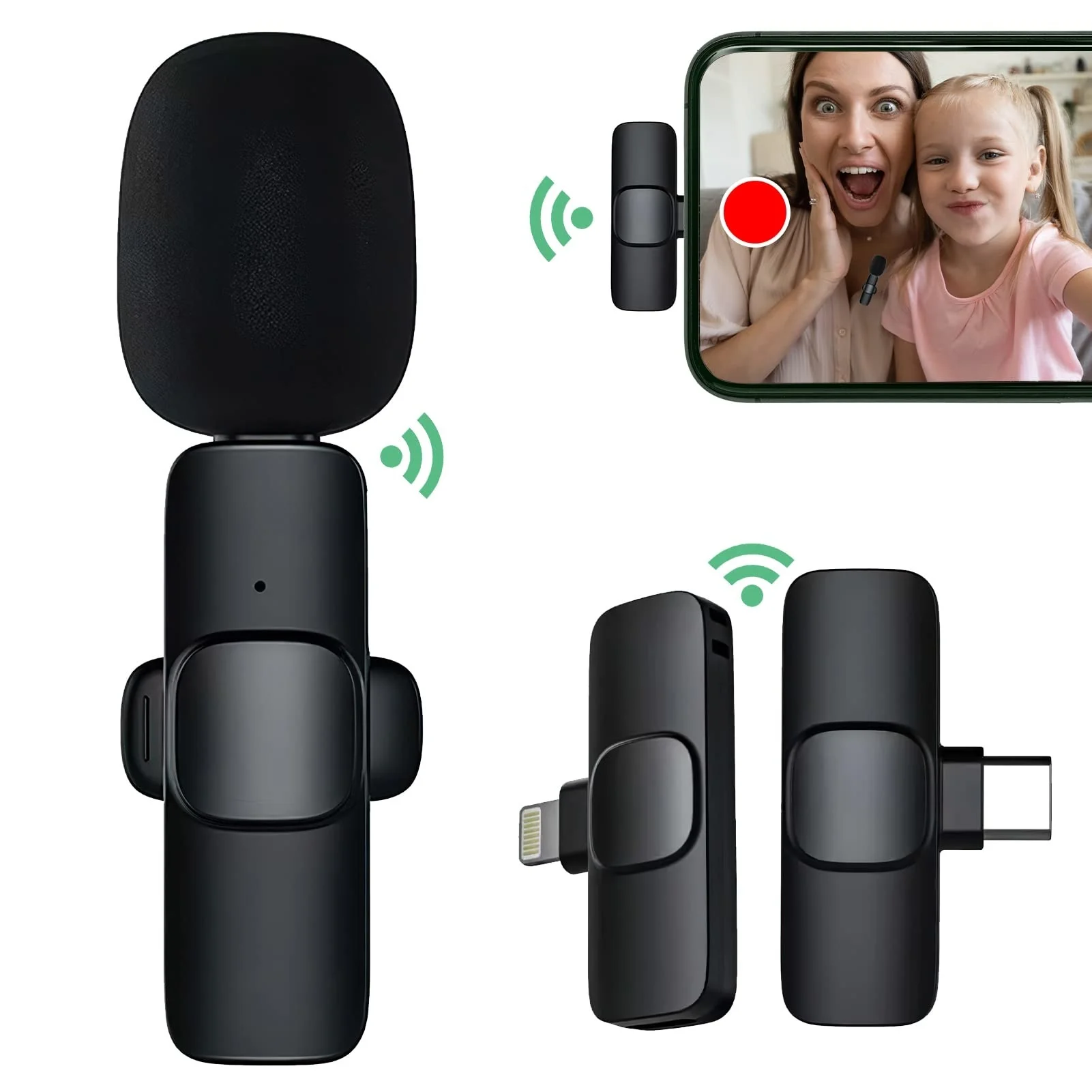 

Xiaomi Supplier Wireless Microphone Video Recording Audio Transmission Mini Microphone For Iphone Android Live Gaming Phone