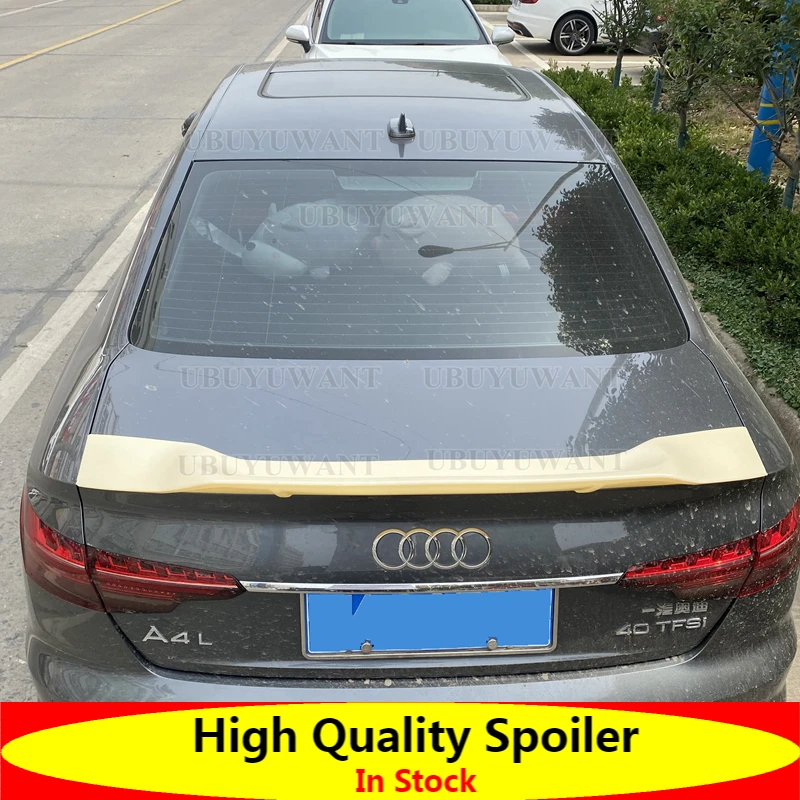 

For Audi A4 B9 R Style 2017 2018 2019 2020 2021 2022 Car Decoration High Quality Carbon Fiber Rear Trunk Spoiler