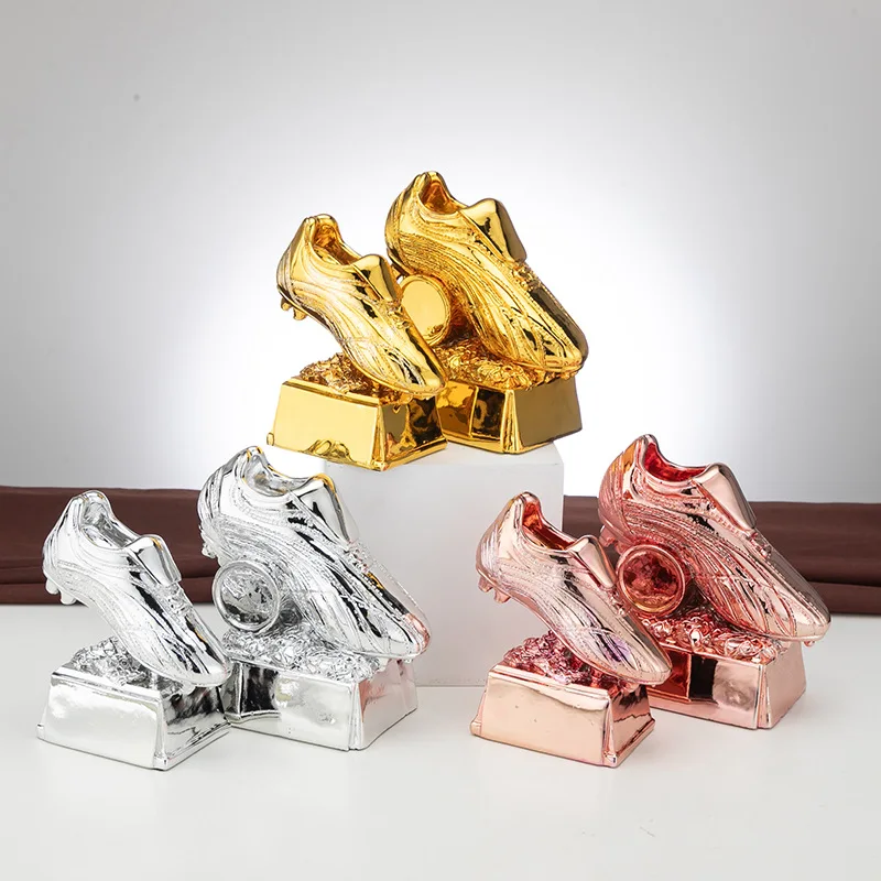 

World Cup Golden Boot Trophy European Football Top Scorer Trophy Mini Resin Champion Souvenir Fans Birthday Gift Home Decoration