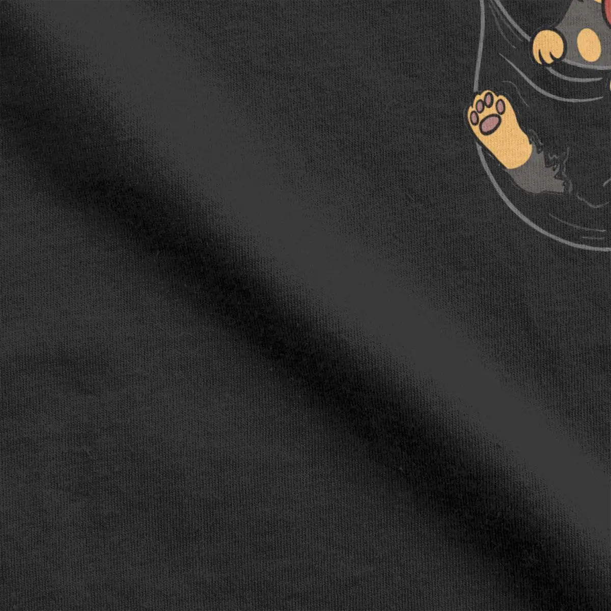 ondę Kieszonkowe graficzne koszulki dla mężczyzn Pies Śliczne zwierzę Ponadgabarytowe szalone 100% bawełniane z krótkim rękawem Klasyczne