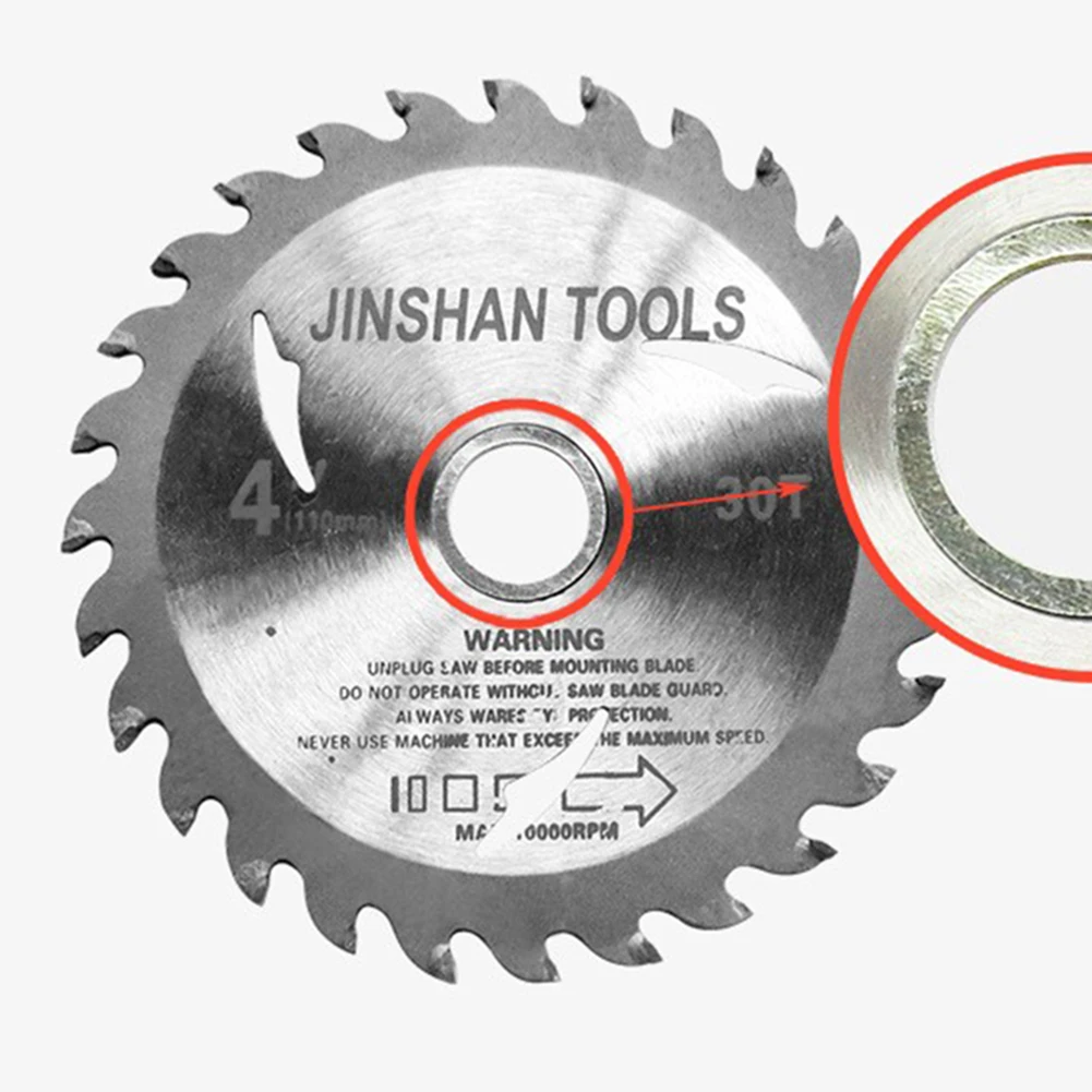 

Accessories Circular Saw Ring 6Pcs Set Adapter Ring Conversion Washers Metal Mitre Saw Silver Useful 100% Brand New