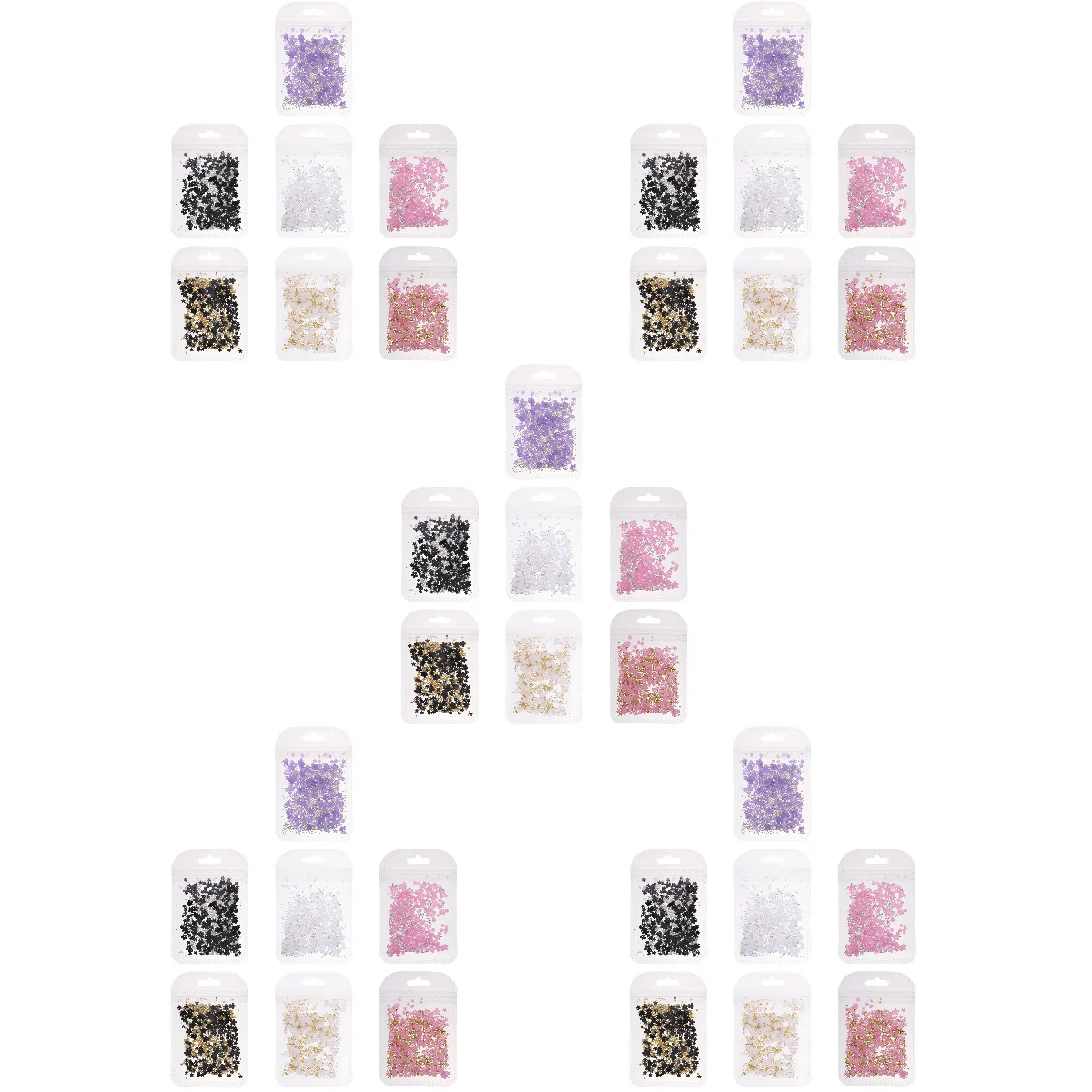 

35 Bags Acrylic Nail Beads Flower Nail Decals Pearl Nail Art Nail Rhinestone Acrylic Nail Pieces 3d Nail Jewels