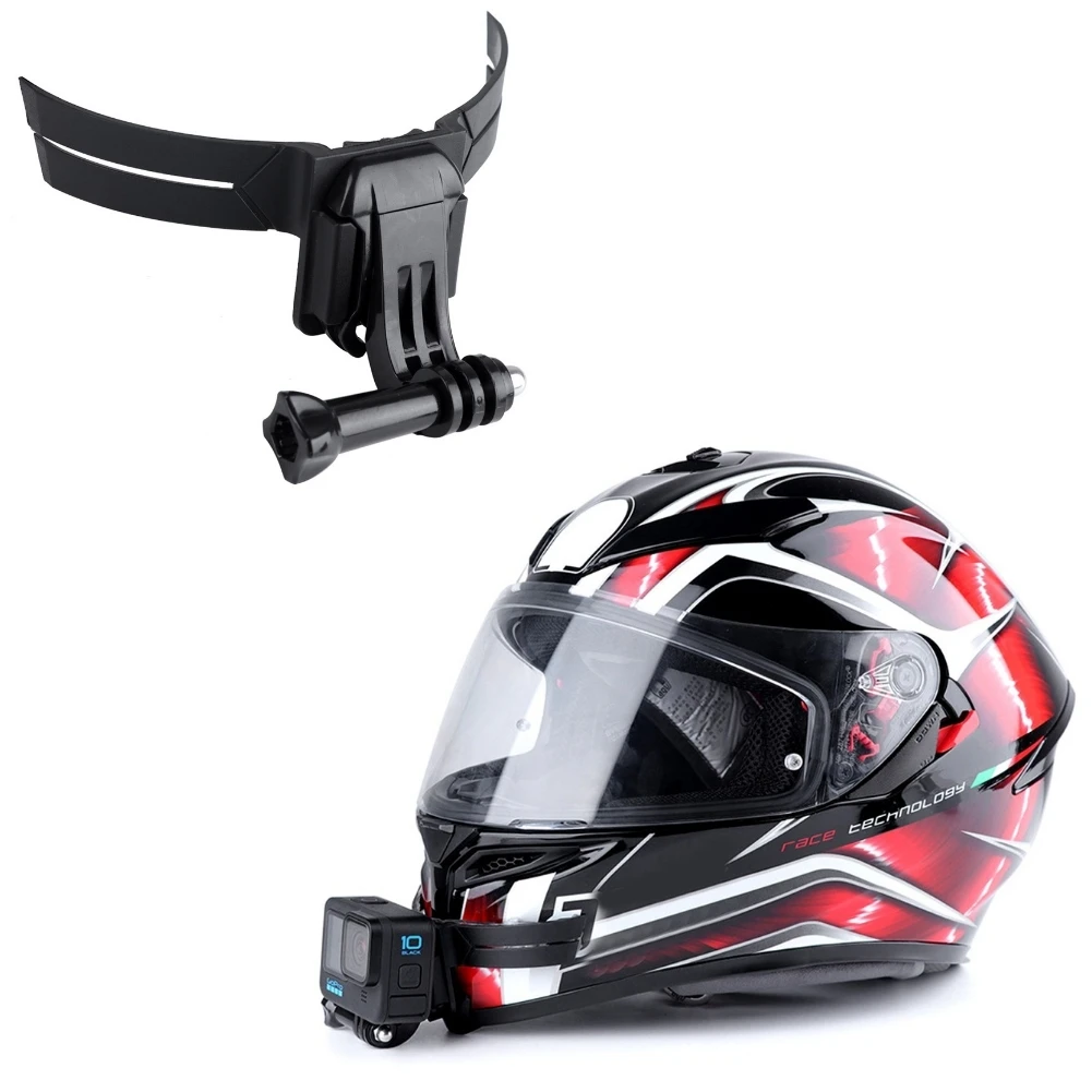

Cycling Motorcycle Helmet Chin Mount Adapter Bracket Fixed Seat for Gopro 9 8 7 Osmo Action Camera Accessories