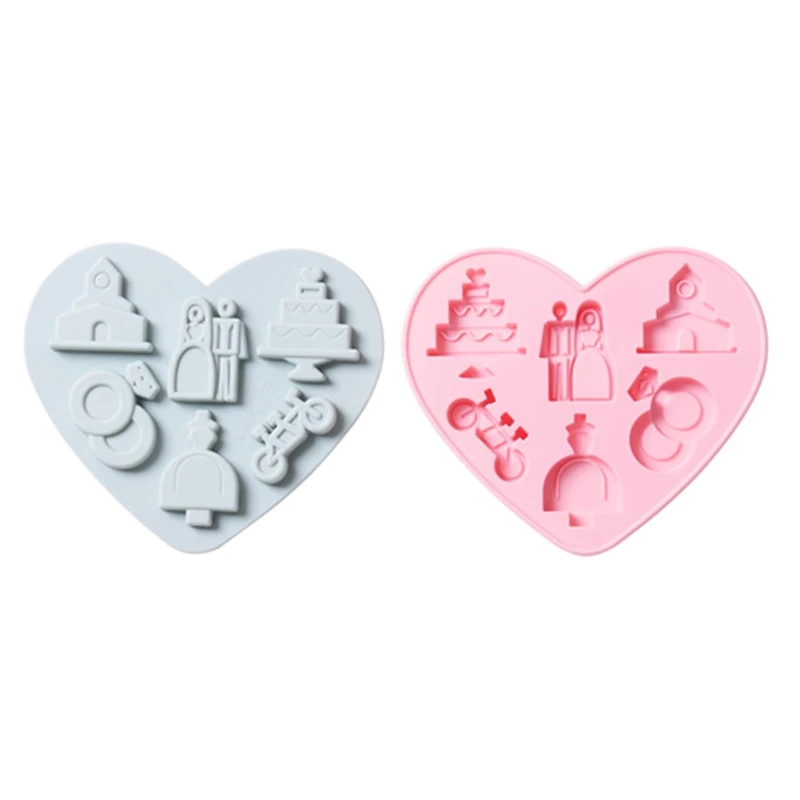 

Non-Stick Candy Fondant Mold for Wedding Birthday Anniversary Party Baking Gift