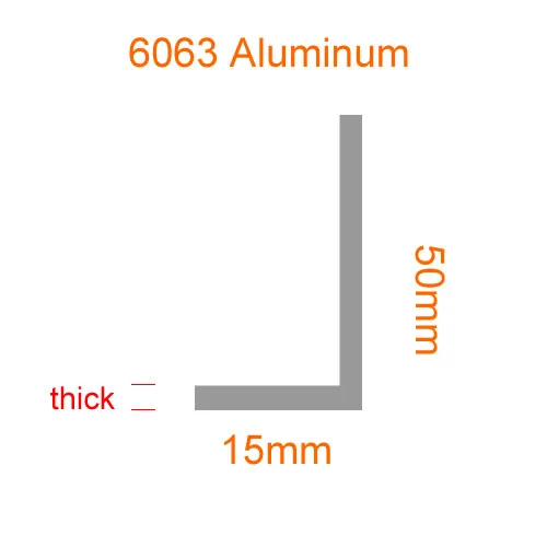 

Алюминиевый угловой профиль 6063