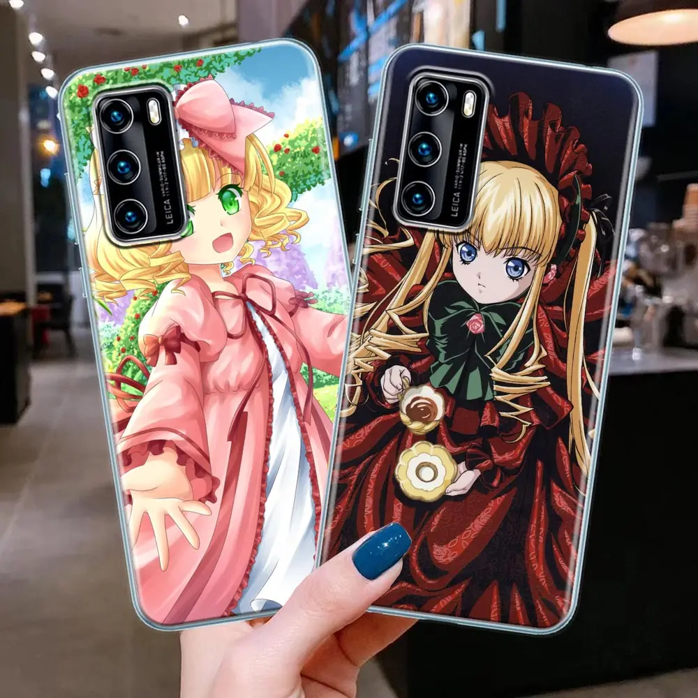 

Silicone Phone Case For Huawei P20 P30 P40 Lite P50 Pro P Smart Z 2019 Soft Protector Cover Hinaichigo Rozen Maiden Anime Shinku