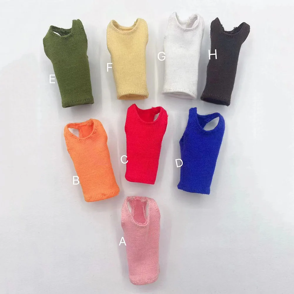 

8 цветов масштаб 1/12 Сексуальный Женский приталенный мотоциклетный вязаный жилет в ретро стиле для 6-дюймовой экшн-фигурки PH TBL