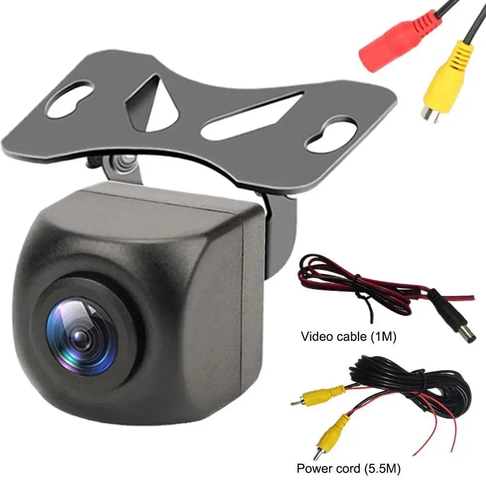 

Fish Eye Lens CVBS Vehicle Rear View Camera 170° 2Pin DVR Recorder Backup AHD HD Night Vision Car Camera With Link Line