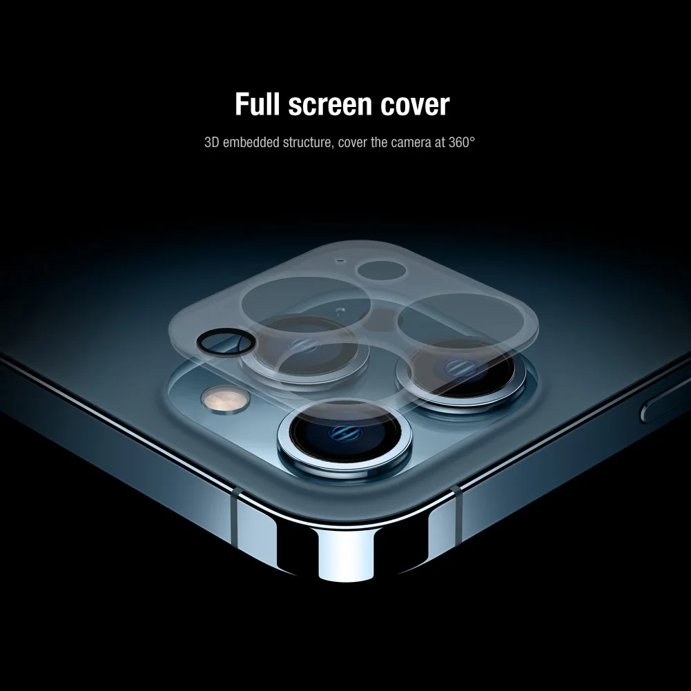NILLKIN For iPhone 13 Pro Max Glass 2-in-1 HD Full Tempered Glass For iPhone 13 Pro Anti-Scratch Camera Screen Protector