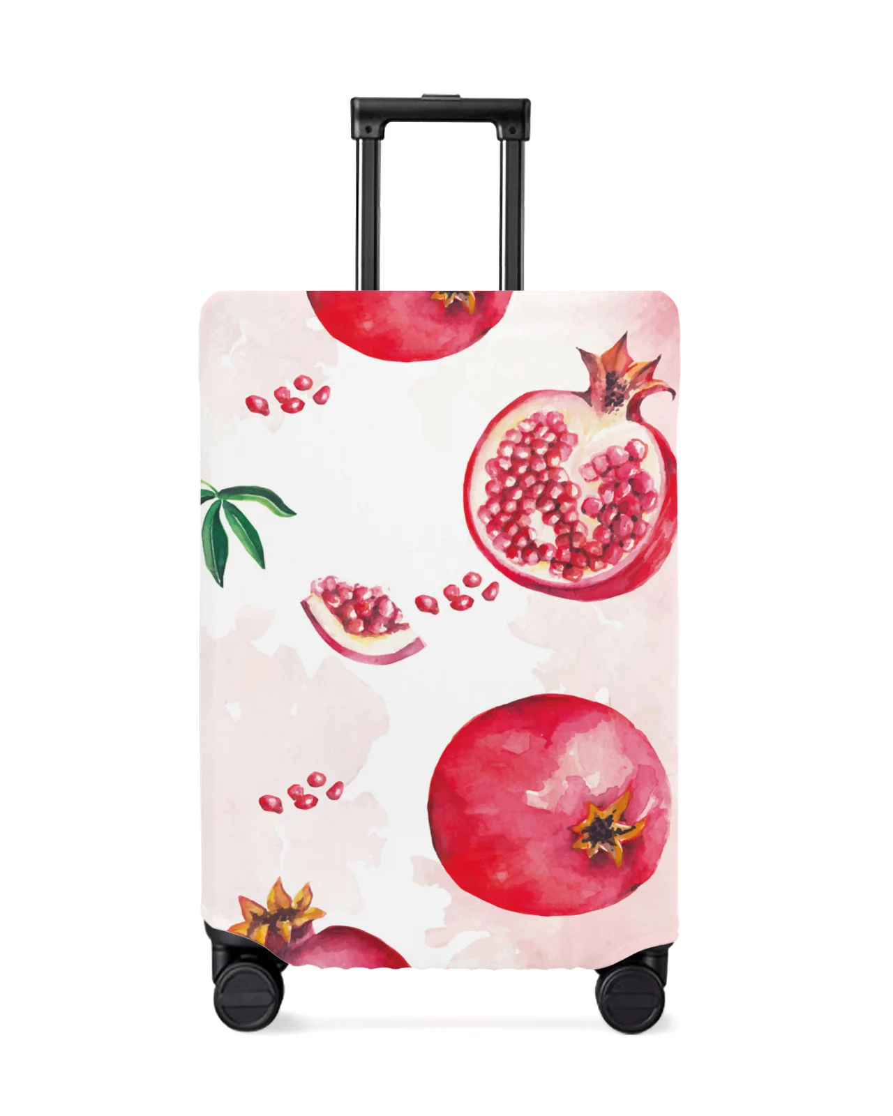 

Summer Fruit Red Pomegranate Watercolor Travel Luggage Cover Elastic Baggage Cover Suitcase Case Dust Cover Travel Accessories