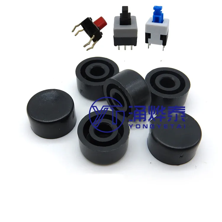 YYT 20 шт. A17 вогнутый тактовый переключатель 6*6 самоблокирующийся диаметр крышки 10