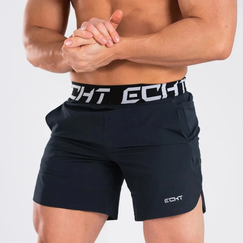 

New Men Shorts Fitness Bodybuilding Man Summer Gyms Workout Male Breathable Quick Dry Sportswear Jogger Beach Short Pants