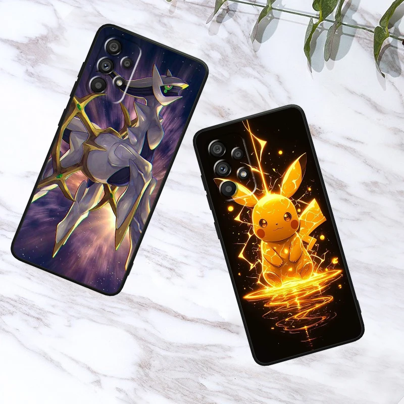 Чехол P-Pokemones для телефона Samsung A53 A52 A33 A32 A51 A71 A21S A13 A73 A55 A22 A23 A35 A72 A54 A12