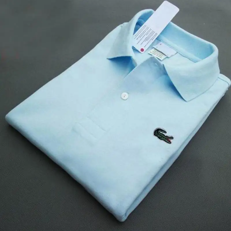 

2022 Summer New Men's Luxury Fashion Short Sleeve Business Polo Shirt Solid Color Casual Loose Short Sleeve Slim Fit Men's Top