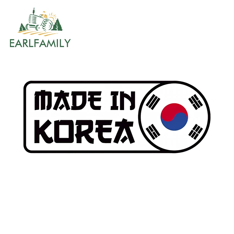 

EARLFAMILY for I Heart KDM забавный флаг автомобильные наклейки солнцезащитная наклейка водостойкое украшение багажника подходит для декора мотоцикла