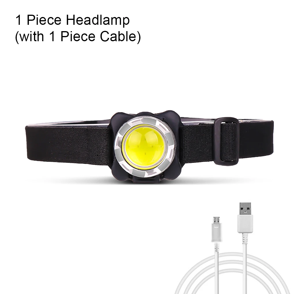 

Head Flashlight Headlamp Rechargeable Life Waterproof Headlight Hunting Searchlight Wearable Fishing Hands-free Light