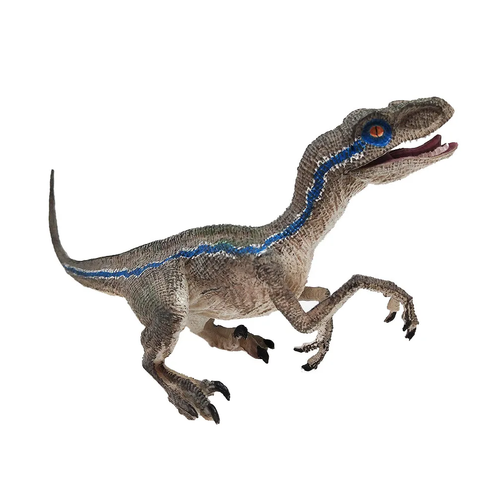 

Blue Velociraptor Dinosaur Action Figure Animal Model Toy Collector Cartoon Simulation Lovely Collection Toy For Kids 2022