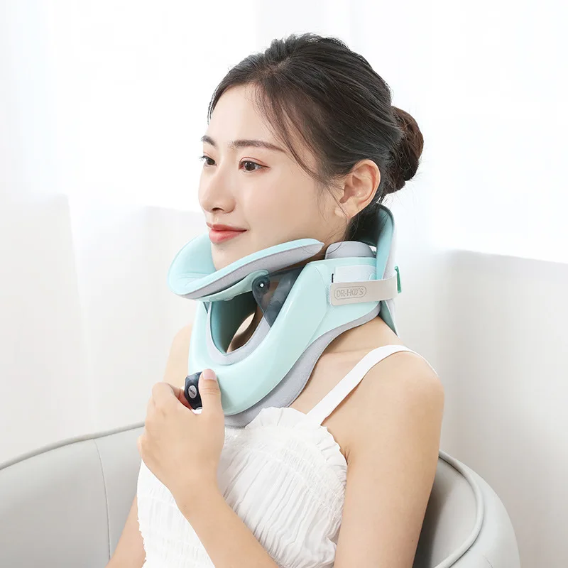 

Medical Cervical Traction Device Inflatable Neck Cloud Corrector Collar Brace Neck Support Release Massage Cervical Stretching
