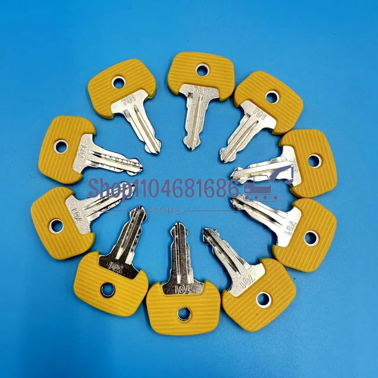 

10 шт. ключ Jungheinrich 701 702 красный желтый электрический степлер ключ зажигания 702 для микрофона Komatsu 26906870