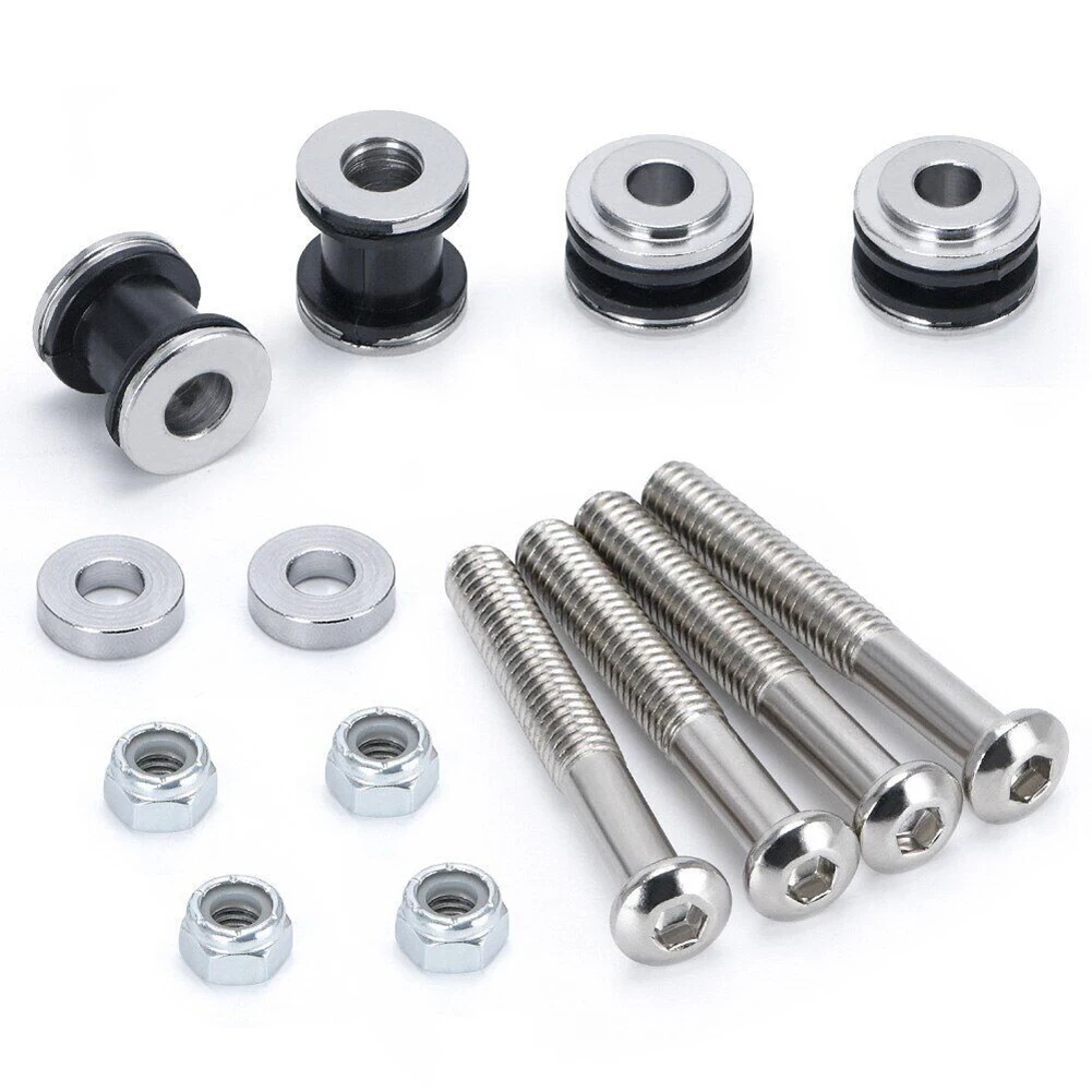 

For Sportster XL1200 XL883 0417 Sissy Bar Docking Hardware Mounting Kit Must Have Kit for Detachable Sissy Bar & Rack