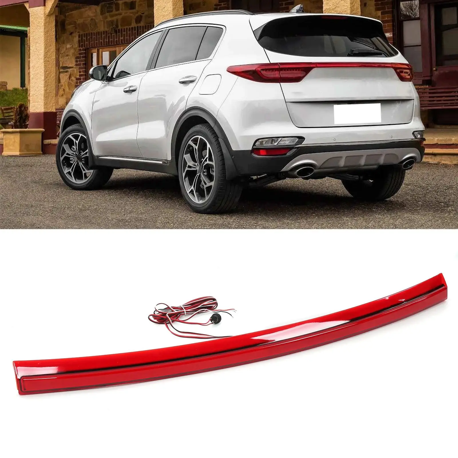 Автомобильный задний бампер фонарь рефлектор Тормозная лампа поворота для Kia KX5 /