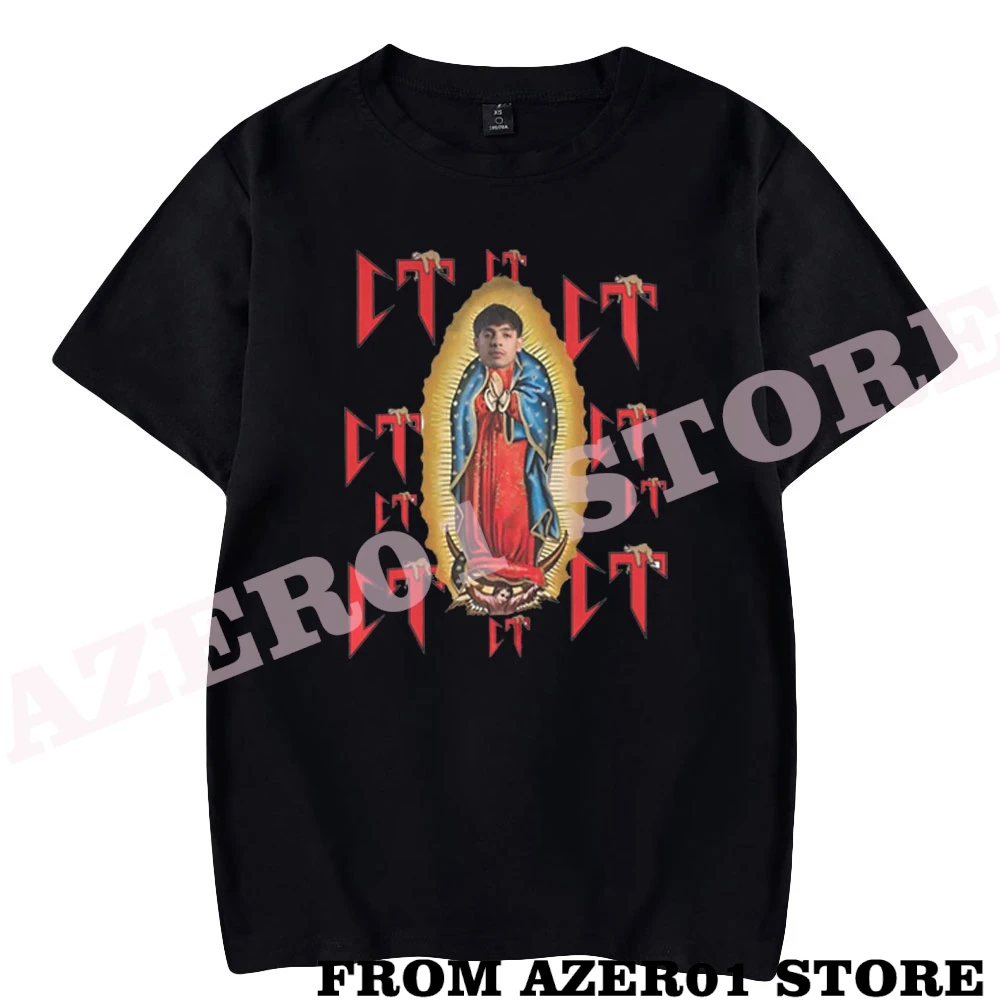 Футболка с принтом Natanael Cano canoloверы Merch летняя Мужская/женская уличная одежда