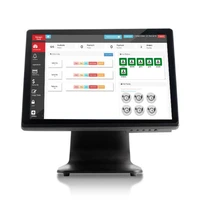 capacitive touch screen 15 inch pos machine lcd display open type multiple combinations gu display secondary screen