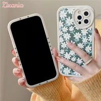 cute fashion love heart holes tulip pattern phone case for iphone 13 12 11 pro xs max x xr ultra thin shockproof back cover new