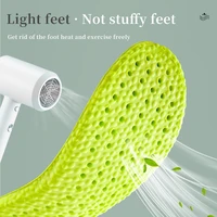 new wormwood deodorant sport insoles for men women latex soft sole shoes pad breathable sweat absorbing running feet care insole