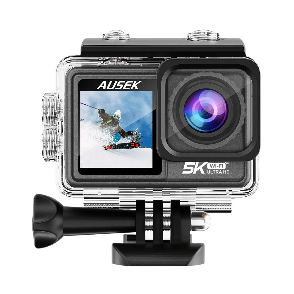

Экшн-камера 5K 60FPS EIS видео с дистанционным управлением с дополнительным фильтром объектива 48 МП зум 1080P веб-камера Vlog WiFi Экшн-камера