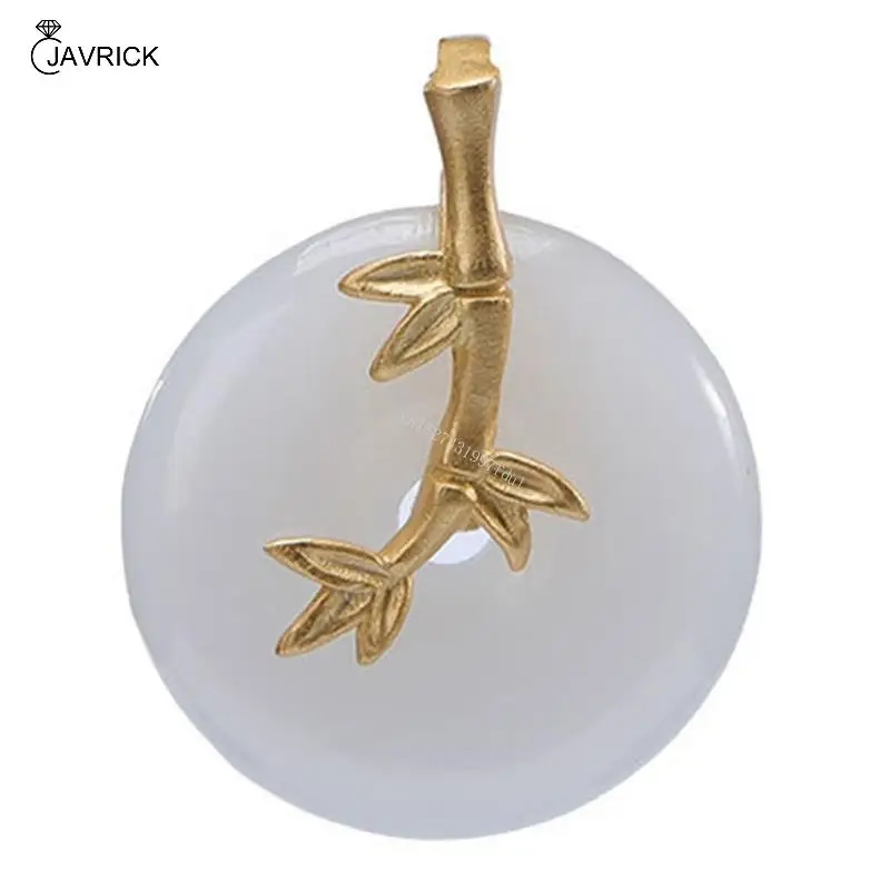 Ожерелье-цепочка на ключицу Bamboo Designs белого цвета Jadse для любителей моды