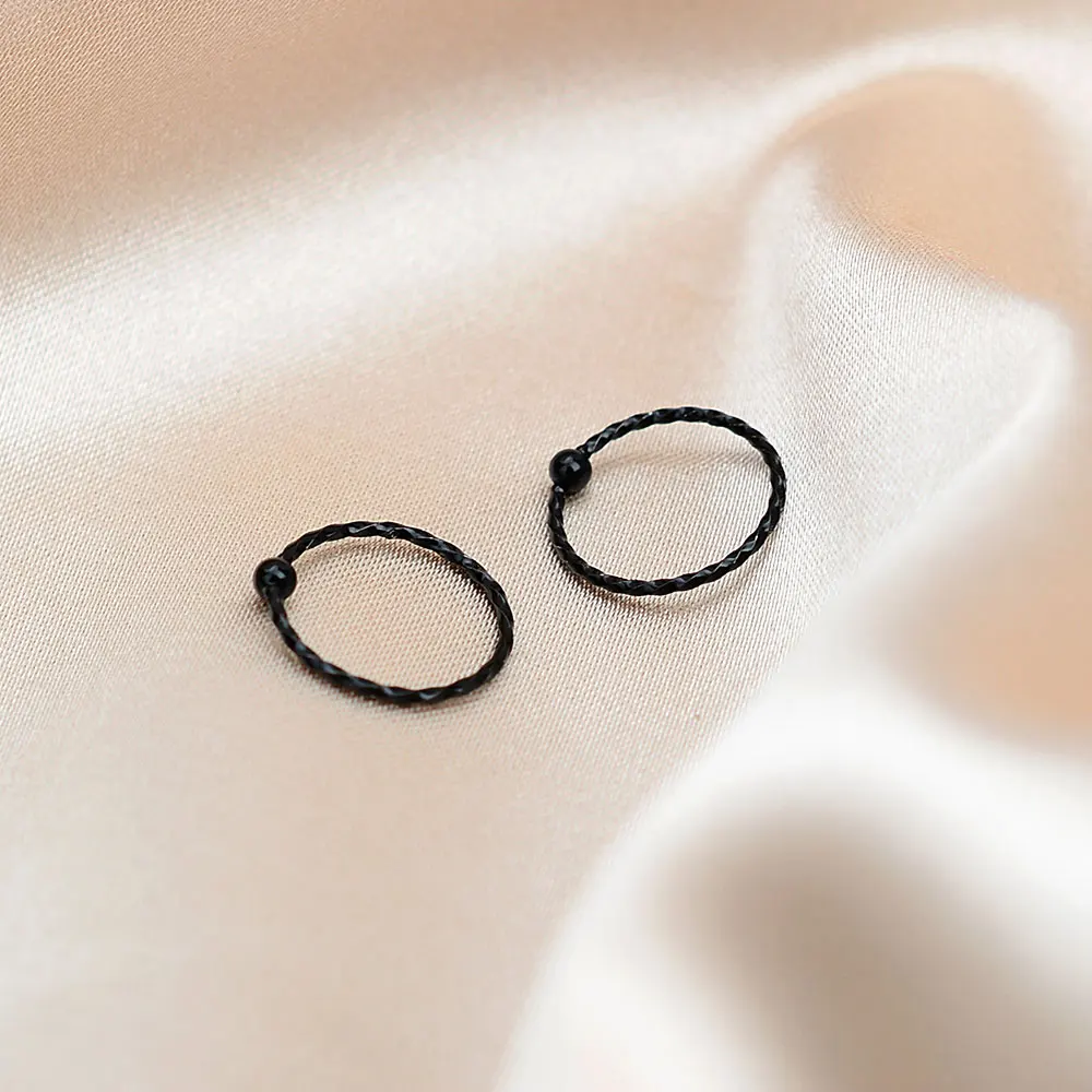 Серьги-кольца из нержавеющей стали для пирсинга ювелирные украшения мужчин и