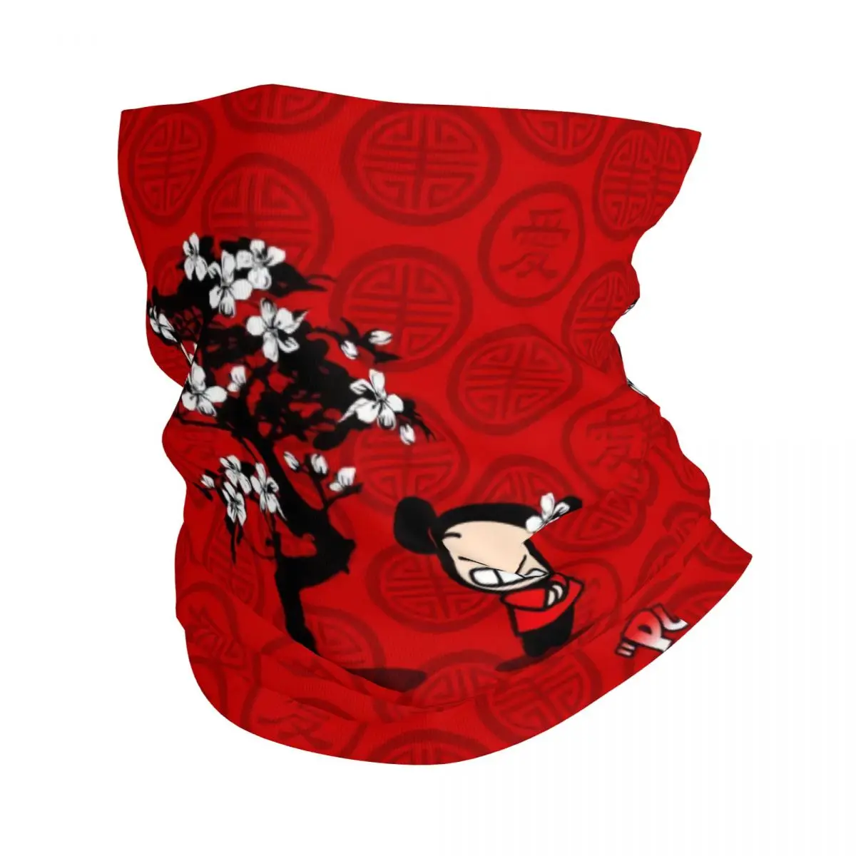 

Бандана для шеи с анимацией Pucca, гетры, защита от УФ излучения, шарф для лица, Обложка для мужчин и женщин, мультяшная аниме, ТВ, детской Балаклава