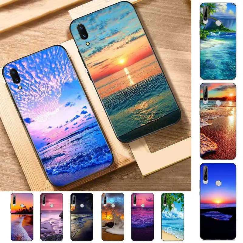

Sea Beach Phone Case for Huawei Y 6 9 7 5 8s prime 2019 2018 enjoy 7 plus