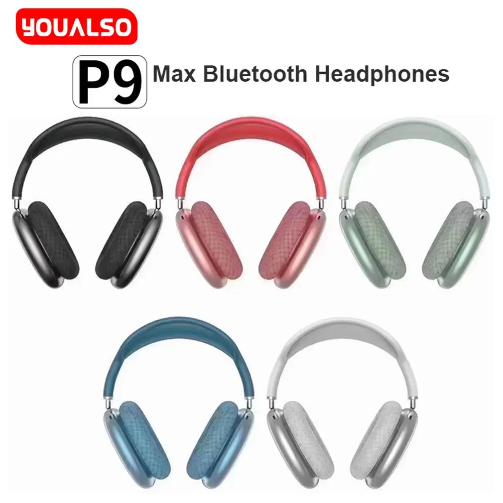 

Youalso Air Max Wireless Bluetooth Headset Over Ear Noise Canceling TWS Earbud Sport Stereo Hifi Headphone For IOS Android Phone