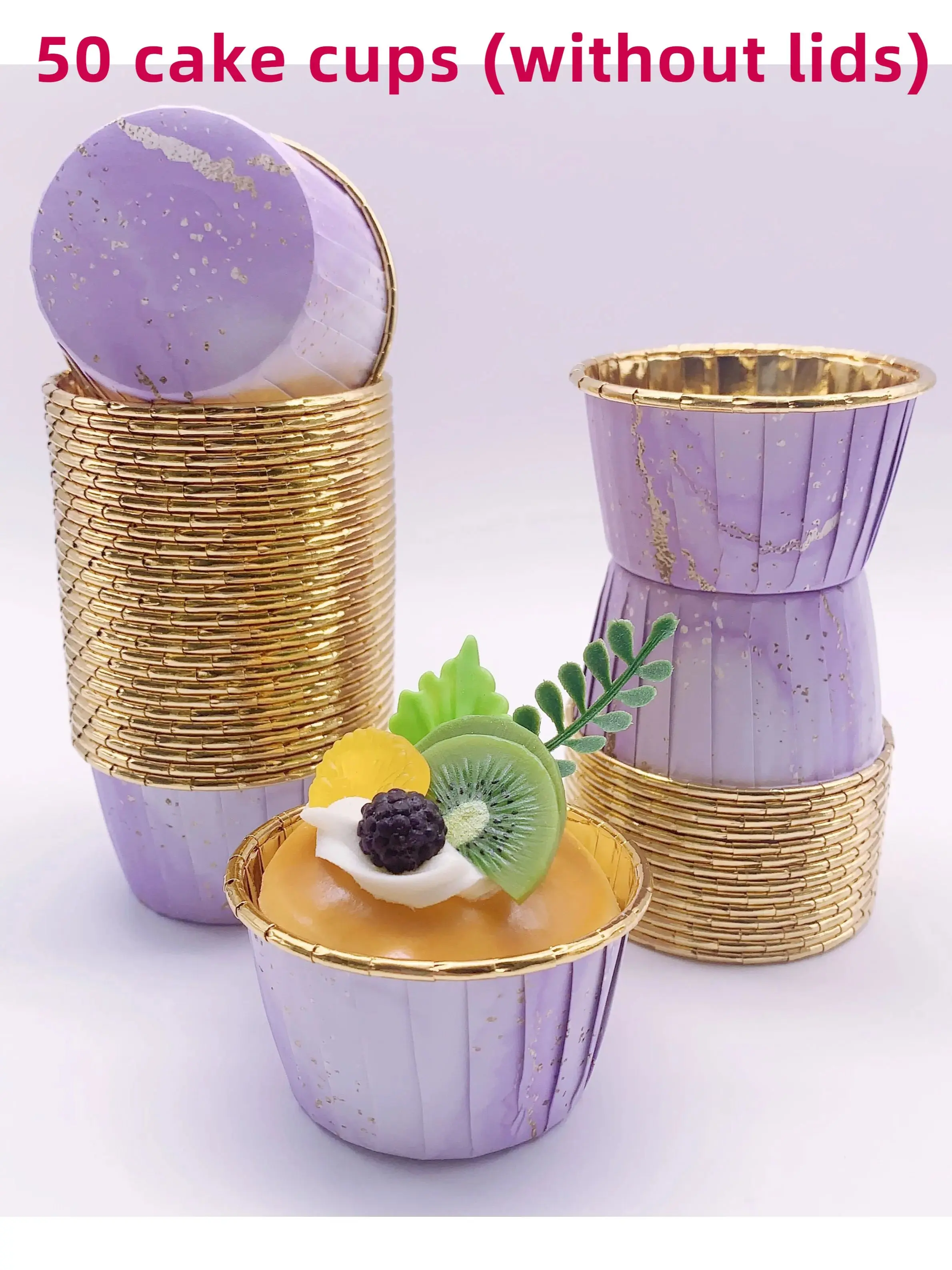 

Бумажные формы для кексов 50 шт.