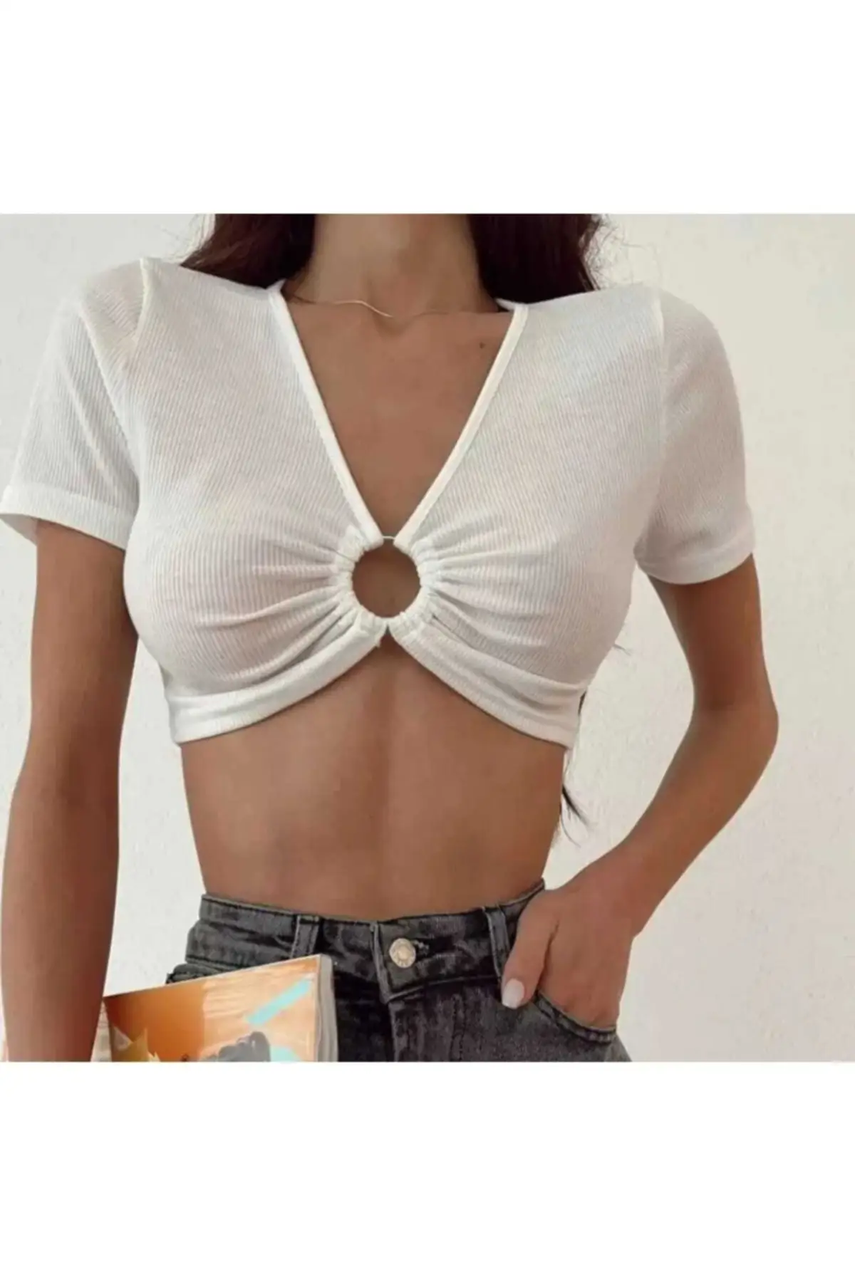 

Женское боди с коротким рукавом, облегающий Летний комбинезон-футляр