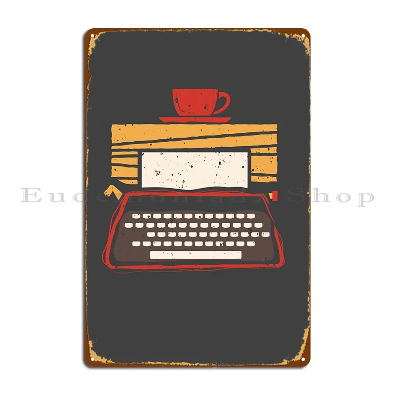

Классическая машинка для письма, кофейные металлические знаки, кухонный гараж, искусственная стена, пещера, жестяной знак, плакат