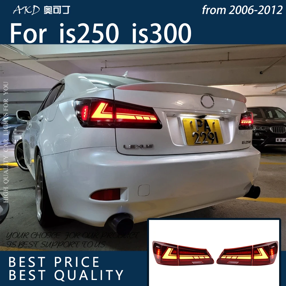 Автомобильные фары для IS200 IS250 IS300 IS350 2006-2012, светодиодный ные автомобильные задние фары в сборе, задняя подсветка, динамическая лампа, обновленные аксессуары Автомобильные фары для IS200 IS250 IS300 IS350 2006-2012, светодиодный ные автомобильные задние фары в сборе, задняя подсветка, динамическая лампа, обновленные аксессуары