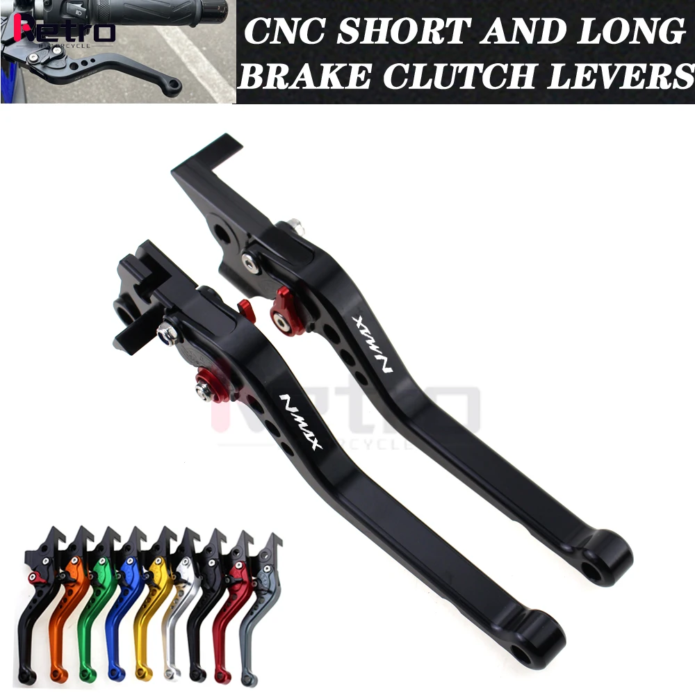 

For YAMAHA N-MAX 125 NMAX125 2015-2019 2016 2017 2018 Motorcycle Adjustable Handles Lever Long /Short Brake Clutch Levers